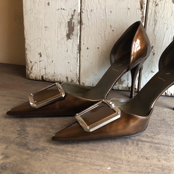 PRADA WOMEN'S SHOES SIZE 6.5 ITALY - Picture 4 of 7